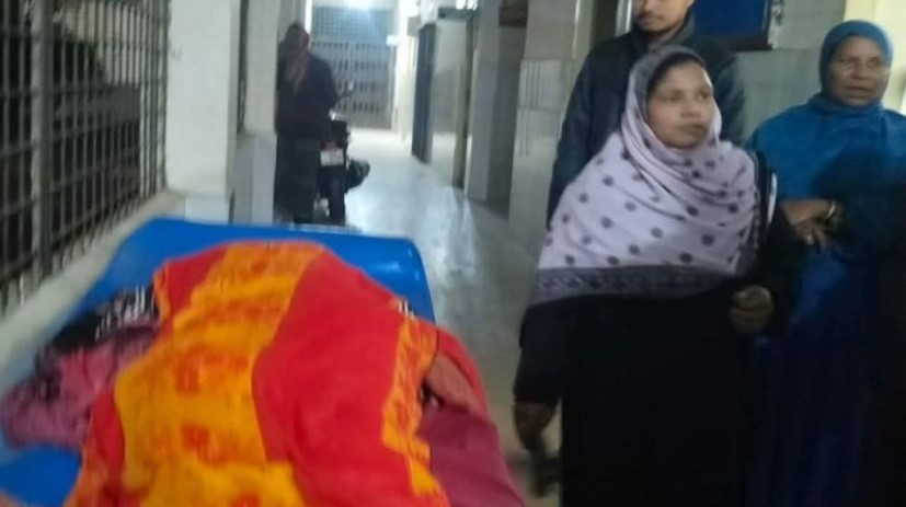 ছেলের অটোরিকশা থেকে পড়ে ট্রাকচাপায় মায়ের মৃত্যু